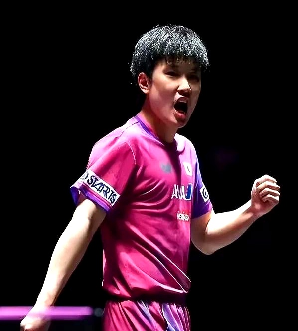 日本乒乓球队力克德国乒乓球队，张本智和绝境逆转的简单介绍